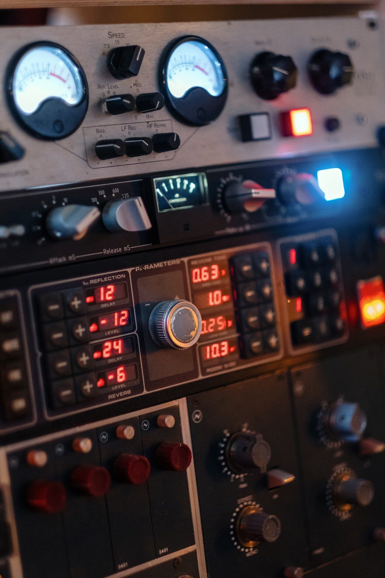 VU meters detail